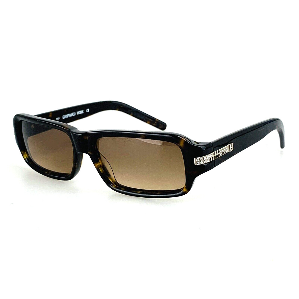 Gianfranco Ferre Sunglasses mod. GFF 594/S Brown Tortoise Rhinestone Vintage